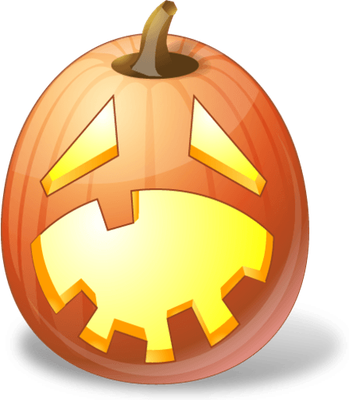 citrouille halloween - fête - loisirs - smiley émoticône émoji cartoon clipart illustration - artémotic
