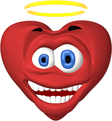 cœur saint-valentin - fête - loisirs - smiley émoticône émoji cartoon clipart illustration - artémotic
