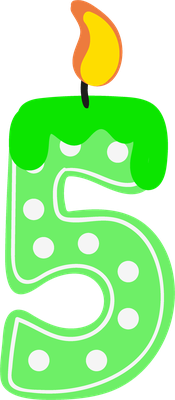 bougie d'anniversaire - fête - loisirs - smiley émoticône émoji cartoon clipart illustration - artémotic