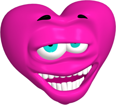 cœur saint-valentin - fête - loisirs - smiley émoticône émoji cartoon clipart illustration - artémotic