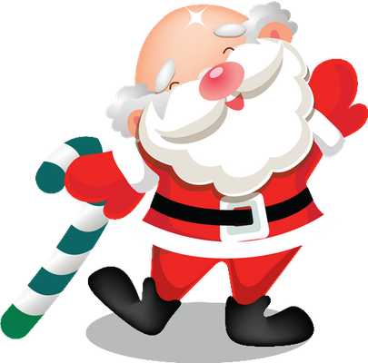 père noël - fête - loisirs - smiley émoticône émoji cartoon clipart illustration - artémotic