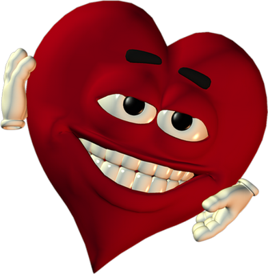 cœur saint-valentin - fête - loisirs - smiley émoticône émoji cartoon clipart illustration - artémotic