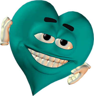 cœur saint-valentin - fête - loisirs - smiley émoticône émoji cartoon clipart illustration - artémotic