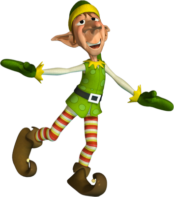 elfe de noël - fête - loisirs - smiley émoticône émoji cartoon clipart illustration - artémotic