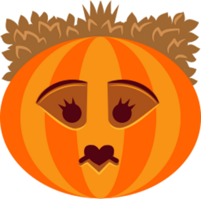 citrouille halloween - fête - loisirs - smiley émoticône émoji cartoon clipart illustration - artémotic
