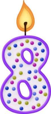 bougie d'anniversaire - fête - loisirs - smiley émoticône émoji cartoon clipart illustration - artémotic