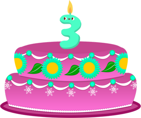 gâteau d'anniversaire - fête - loisirs - smiley émoticône émoji cartoon clipart illustration - artémotic