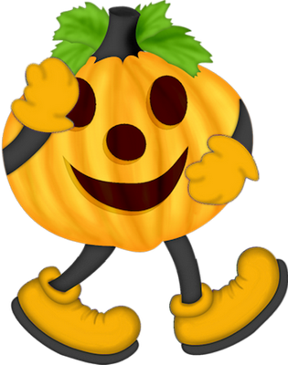 citrouille halloween - fête - loisirs - smiley émoticône émoji cartoon clipart illustration - artémotic