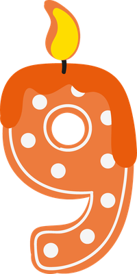 bougie d'anniversaire - fête - loisirs - smiley émoticône émoji cartoon clipart illustration - artémotic