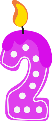bougie d'anniversaire - fête - loisirs - smiley émoticône émoji cartoon clipart illustration - artémotic
