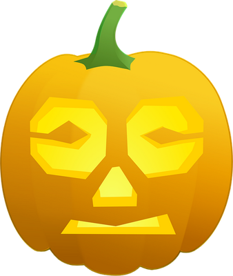 citrouille halloween - fête - loisirs - smiley émoticône émoji cartoon clipart illustration - artémotic
