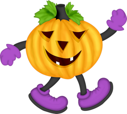 citrouille halloween - fête - loisirs - smiley émoticône émoji cartoon clipart illustration - artémotic