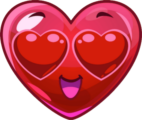 cœur saint-valentin - fête - loisirs - smiley émoticône émoji cartoon clipart illustration - artémotic