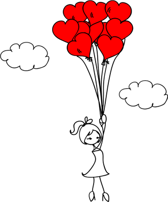 amoureux saint-valentin - fête - loisirs - smiley émoticône émoji cartoon clipart illustration - artémotic