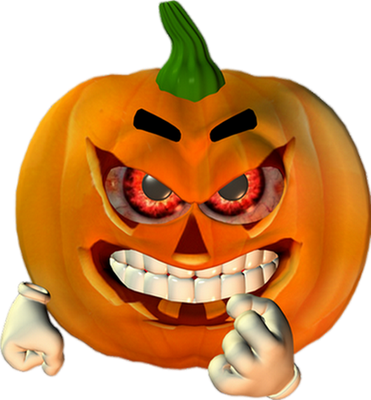 citrouille halloween - fête - loisirs - smiley émoticône émoji cartoon clipart illustration - artémotic