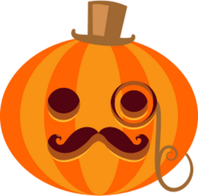 citrouille halloween - fête - loisirs - smiley émoticône émoji cartoon clipart illustration - artémotic