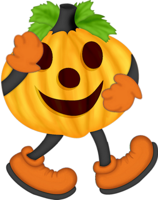 citrouille halloween - fête - loisirs - smiley émoticône émoji cartoon clipart illustration - artémotic