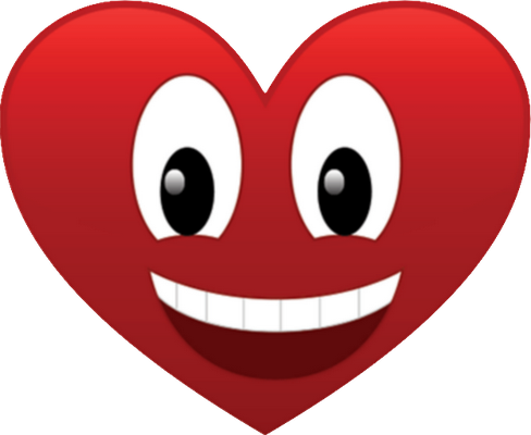 cœur saint-valentin - fête - loisirs - smiley émoticône émoji cartoon clipart illustration - artémotic
