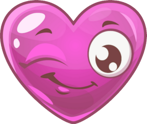 cœur saint-valentin - fête - loisirs - smiley émoticône émoji cartoon clipart illustration - artémotic