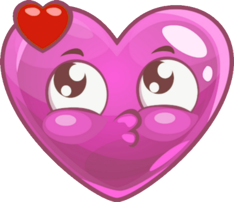 cœur saint-valentin - fête - loisirs - smiley émoticône émoji cartoon clipart illustration - artémotic