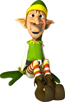 elfe de noël - fête - loisirs - smiley émoticône émoji cartoon clipart illustration - artémotic