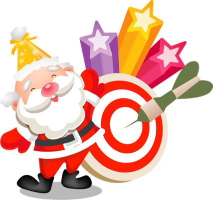 père noël - fête - loisirs - smiley émoticône émoji cartoon clipart illustration - artémotic
