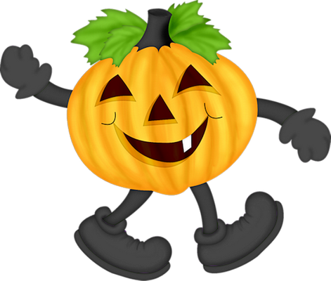 citrouille halloween - fête - loisirs - smiley émoticône émoji cartoon clipart illustration - artémotic