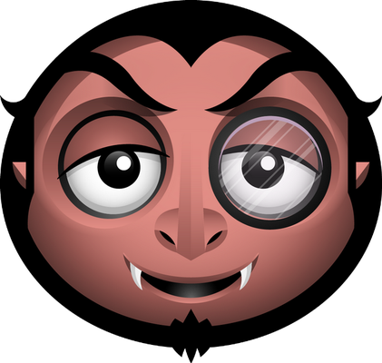 monstre halloween - fête - loisirs - smiley émoticône émoji cartoon clipart illustration - artémotic
