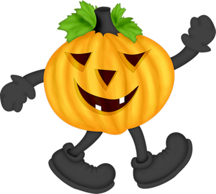 citrouille halloween - fête - loisirs - smiley émoticône émoji cartoon clipart illustration - artémotic