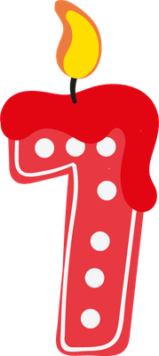 bougie d'anniversaire - fête - loisirs - smiley émoticône émoji cartoon clipart illustration - artémotic