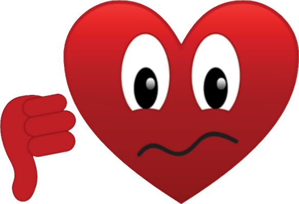 cœur saint-valentin - fête - loisirs - smiley émoticône émoji cartoon clipart illustration - artémotic