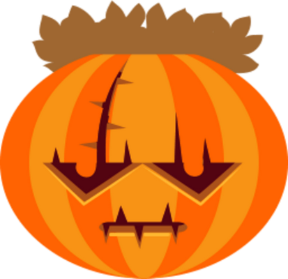citrouille halloween - fête - loisirs - smiley émoticône émoji cartoon clipart illustration - artémotic