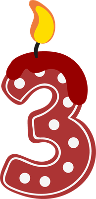 bougie d'anniversaire - fête - loisirs - smiley émoticône émoji cartoon clipart illustration - artémotic