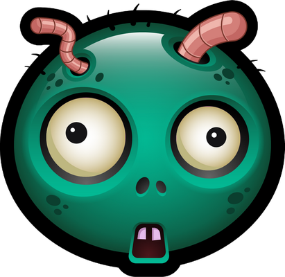 monstre halloween - fête - loisirs - smiley émoticône émoji cartoon clipart illustration - artémotic
