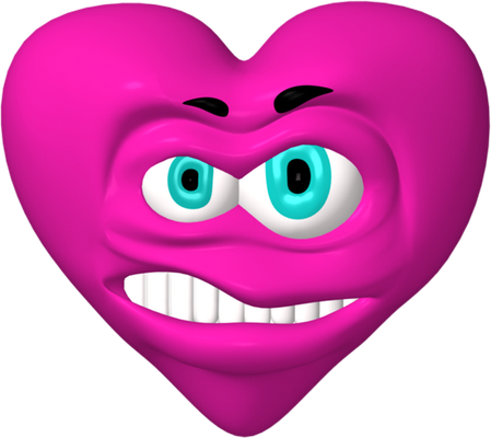 cœur saint-valentin - fête - loisirs - smiley émoticône émoji cartoon clipart illustration - artémotic