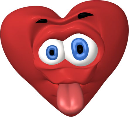 cœur saint-valentin - fête - loisirs - smiley émoticône émoji cartoon clipart illustration - artémotic
