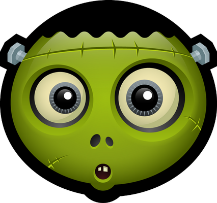 monstre halloween - fête - loisirs - smiley émoticône émoji cartoon clipart illustration - artémotic