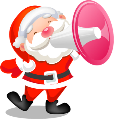 père noël - fête - loisirs - smiley émoticône émoji cartoon clipart illustration - artémotic