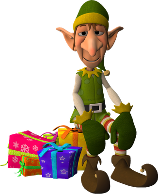 elfe de noël - fête - loisirs - smiley émoticône émoji cartoon clipart illustration - artémotic
