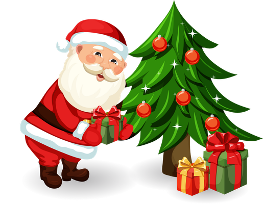 père noël - fête - loisirs - smiley émoticône émoji cartoon clipart illustration - artémotic