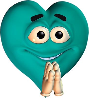 cœur saint-valentin - fête - loisirs - smiley émoticône émoji cartoon clipart illustration - artémotic