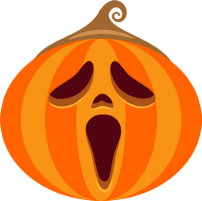 citrouille halloween - fête - loisirs - smiley émoticône émoji cartoon clipart illustration - artémotic