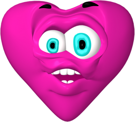 cœur saint-valentin - fête - loisirs - smiley émoticône émoji cartoon clipart illustration - artémotic