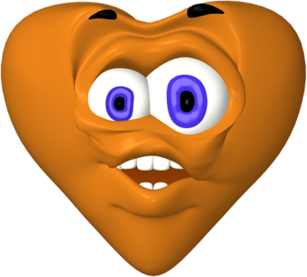 cœur saint-valentin - fête - loisirs - smiley émoticône émoji cartoon clipart illustration - artémotic