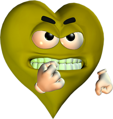 cœur saint-valentin - fête - loisirs - smiley émoticône émoji cartoon clipart illustration - artémotic