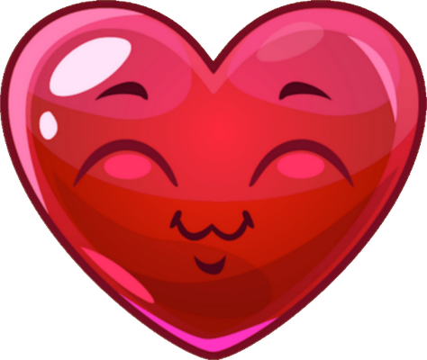 ccœur saint-valentin - fête - loisirs - smiley émoticône émoji cartoon clipart illustration - artémotic