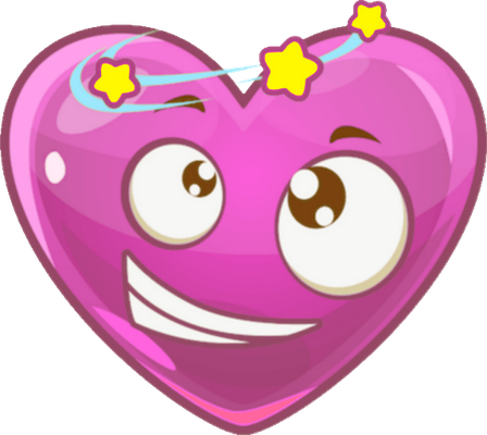 cœur saint-valentin - fête - loisirs - smiley émoticône émoji cartoon clipart illustration - artémotic