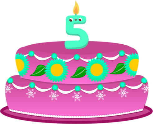 gâteau d'anniversaire - fête - loisirs - smiley émoticône émoji cartoon clipart illustration - artémotic