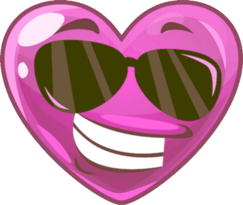 cœur saint-valentin - fête - loisirs - smiley émoticône émoji cartoon clipart illustration - artémotic
