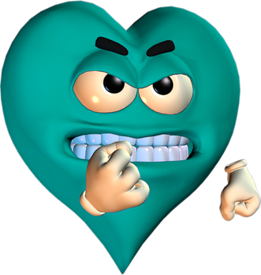 cœur saint-valentin - fête - loisirs - smiley émoticône émoji cartoon clipart illustration - artémotic